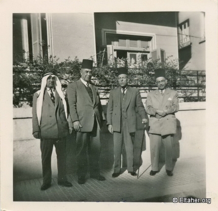 1955 - Sobhi Abou-Ghanima and Salim Abdel-Rahman in Damascus